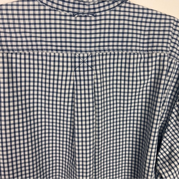 Eddie Bauer casual button down blue plaid shirt XL - Picture 6 of 7